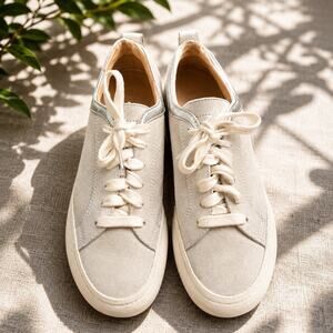 Candice Cooper Rock Sneaker Size 38 White Ivory sneakers leather top